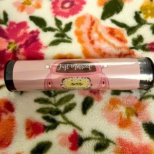 “JUST MARRIED” Silver car decal